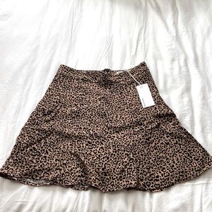 Reformation mini skirt